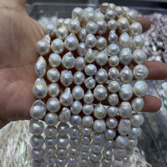 10-12mm baroque pearl strand wholesale
