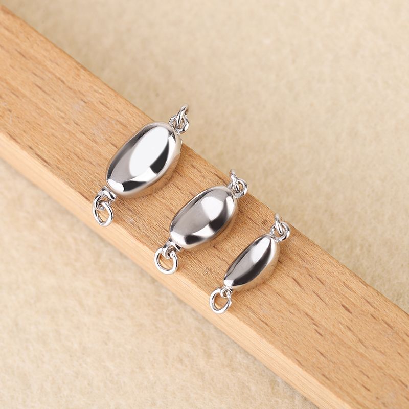 Necklace clasp bracelet clasp ingot shape S925 3 size price for 10pcs(10pcs/bag))