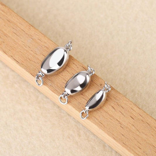 Necklace clasp bracelet clasp ingot shape S925 3 size price for 10pcs(10pcs/bag))