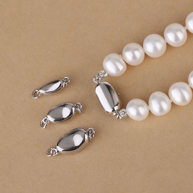 Necklace clasp bracelet clasp ingot shape S925 3 size price for 10pcs(10pcs/bag))