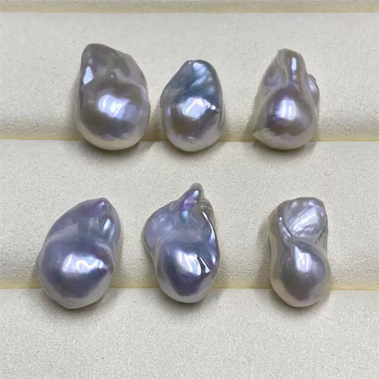 16mm white Baroque pearl loose 5A shining luster