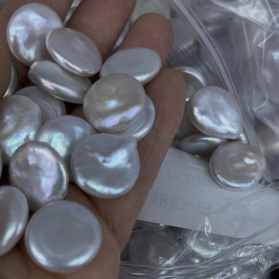 17-20mm loose flat pearl