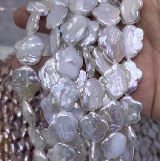 17mm big flower pearl wholesale for jewelry making