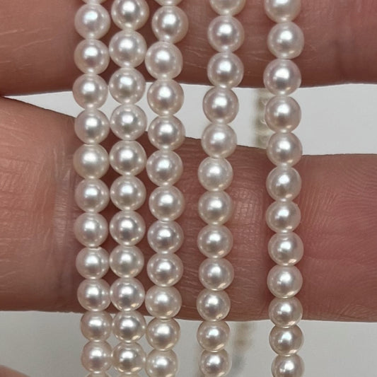 3-3.5mm round pearl wholesale