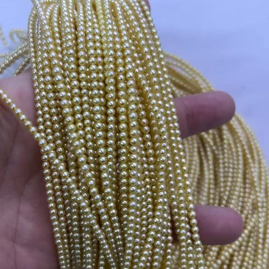 freshwater golden pearls