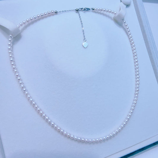 3-4mm necklace pearl wholesale