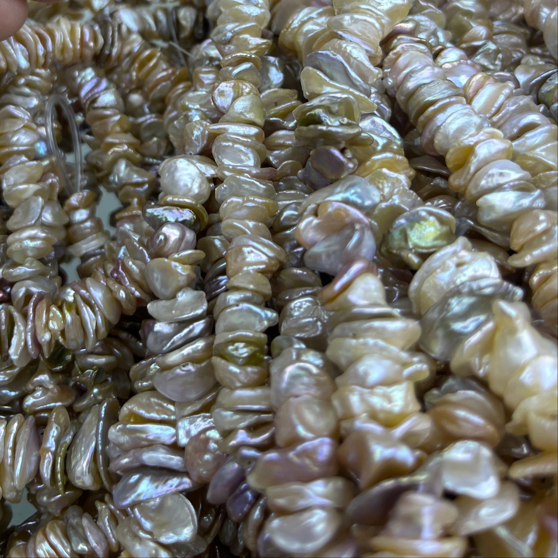 peach keshi pearl