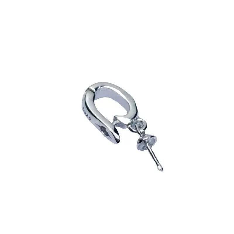 15mmX6mmSterling silver bail S925 bails