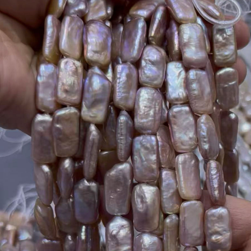 9x16mm Rectangle pearl purple wholesale
