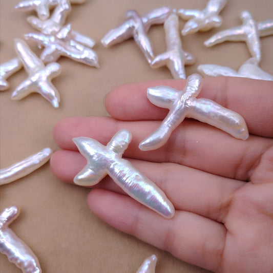 freshwater pearl cross beads wholesale