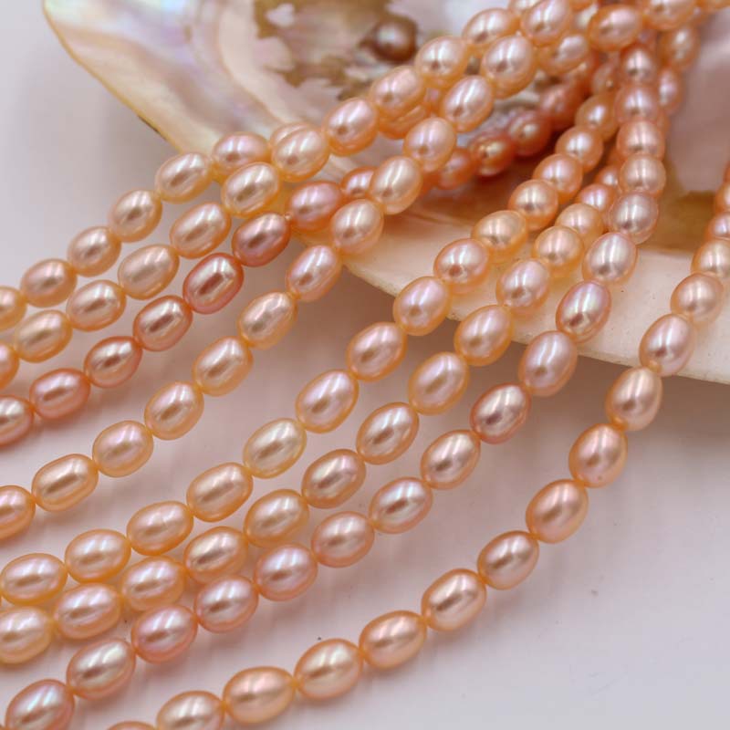 good quality rice pearl peach strand wholesale