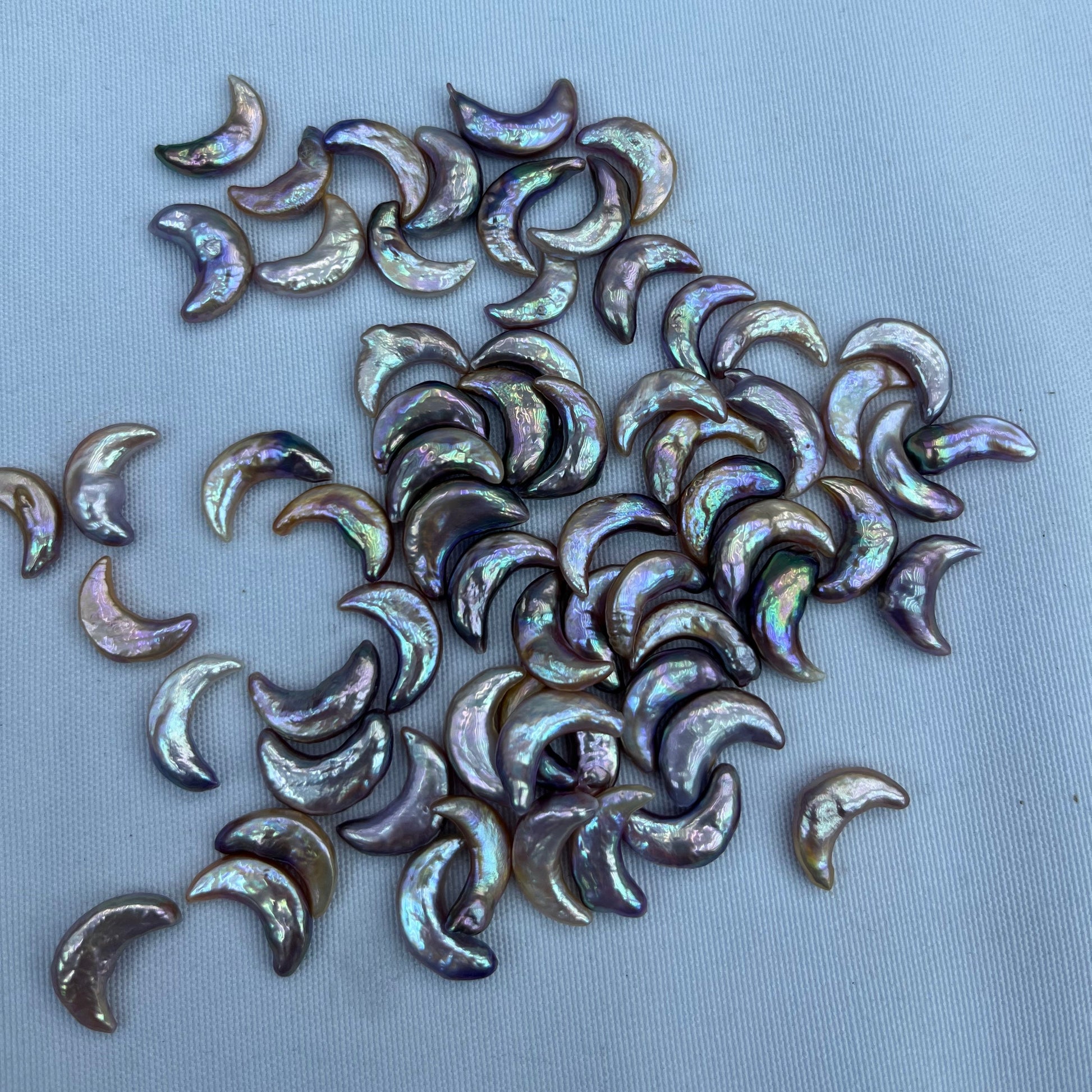 purple moon pearls beads