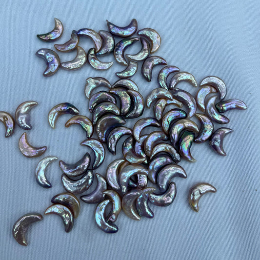 purple moon pearls beads