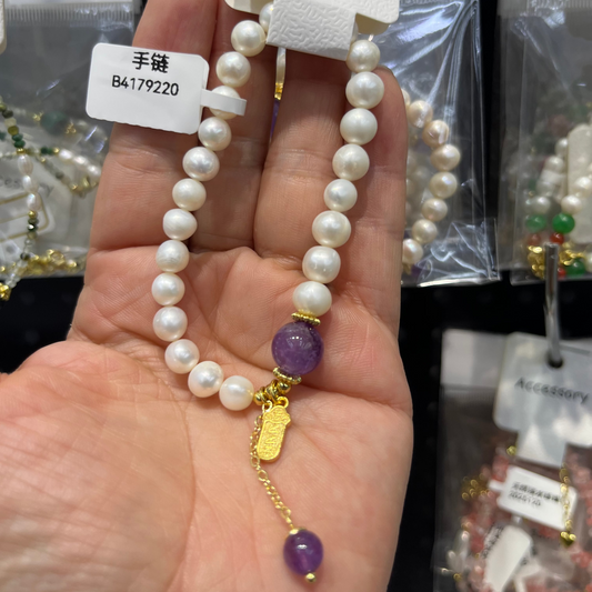 pearl bracelets gemstone bead wholesale