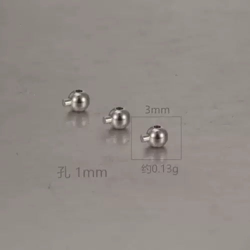 silver crimp beads wholesale