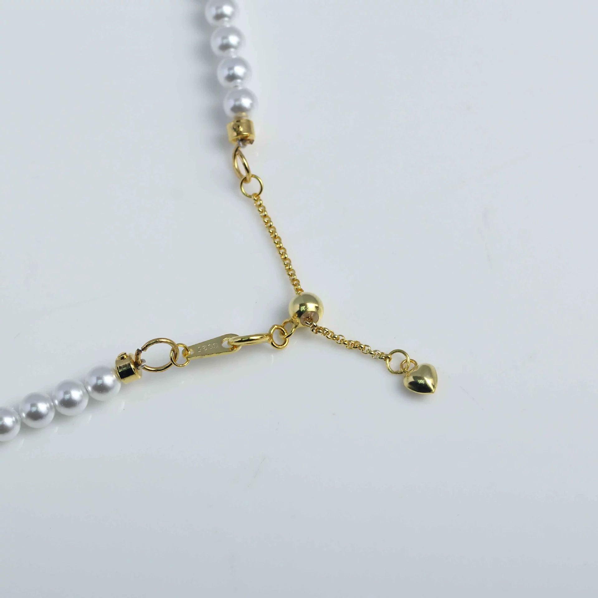silver heart clasp for jewelry making