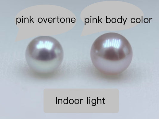 The overtones and body color of pearls