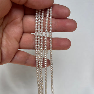 3–4mm Pearl Strands for Jewelry Design（seed pearl 2-3mm )