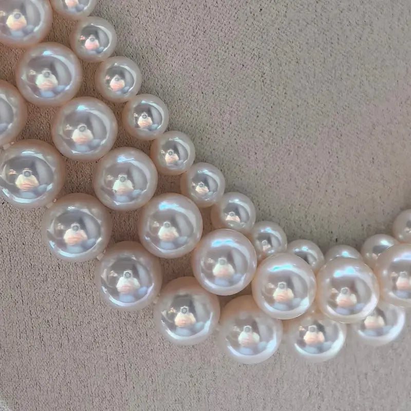 Freshwater Round Pearl Strands