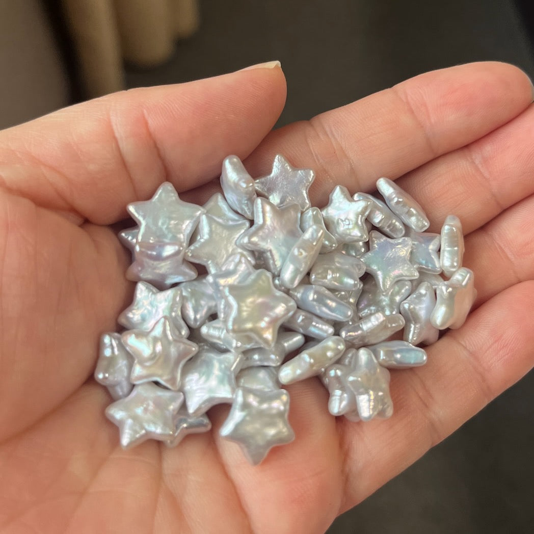 Five Pointed Star Pearl Beads for Jewelry Designer