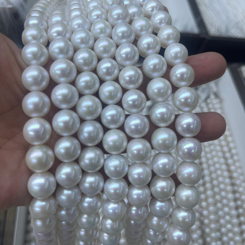 10-12mm round pearl strand best quality