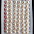 10mm_button pearl stud earrings
