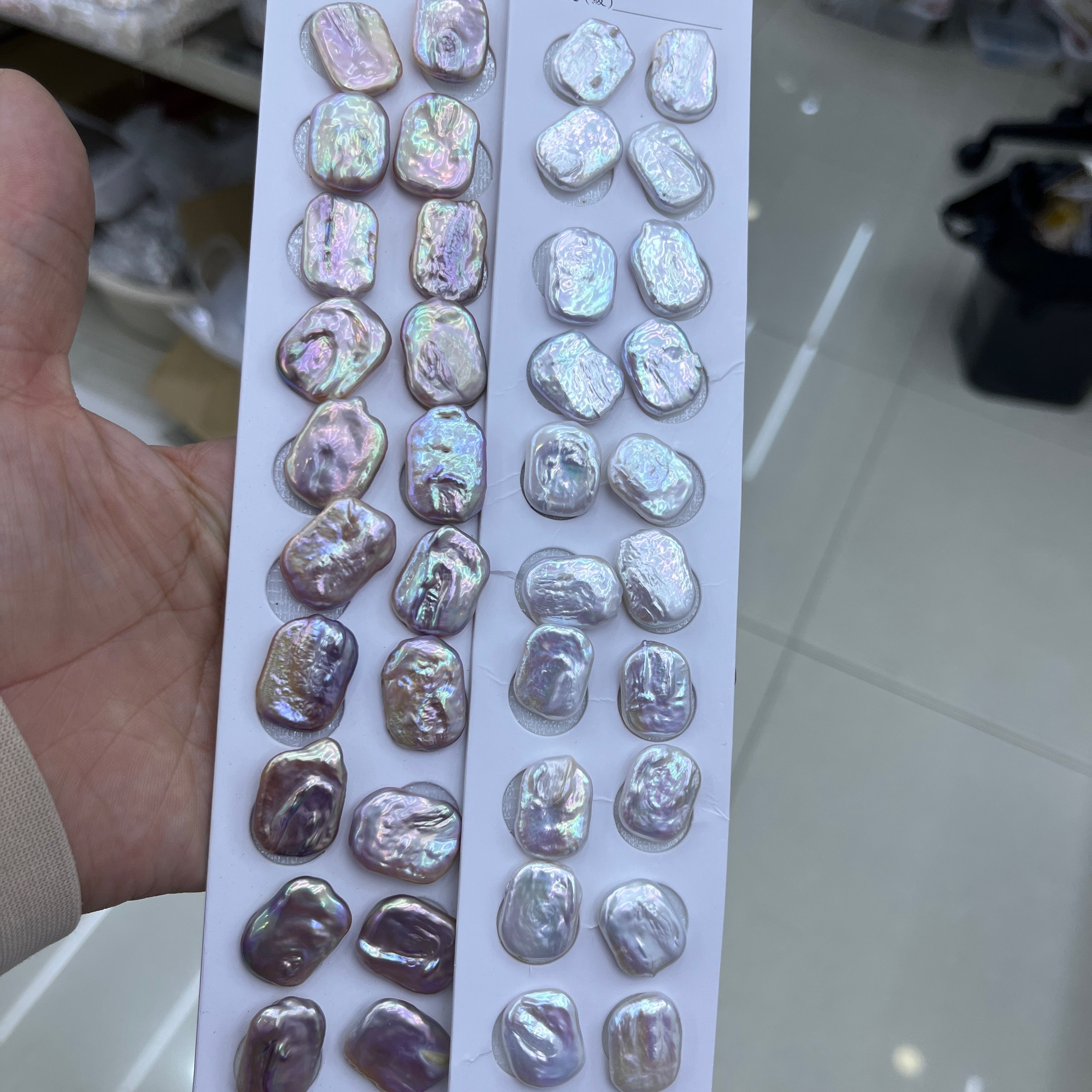 13x17mm rectangle pearl wholesale