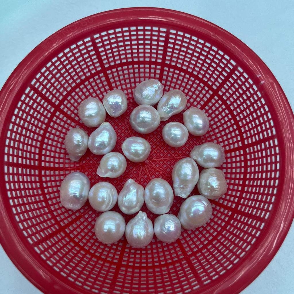 14-15mm Statement Baroque Pearls (Pear Shape) - High luster price for 1 Strand(23-24pcs)
