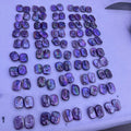 14X18 mm loose rectangle pearl Lavender Elongated Geometric Unique Jewelry Wholesale - 5A price for 10 pair