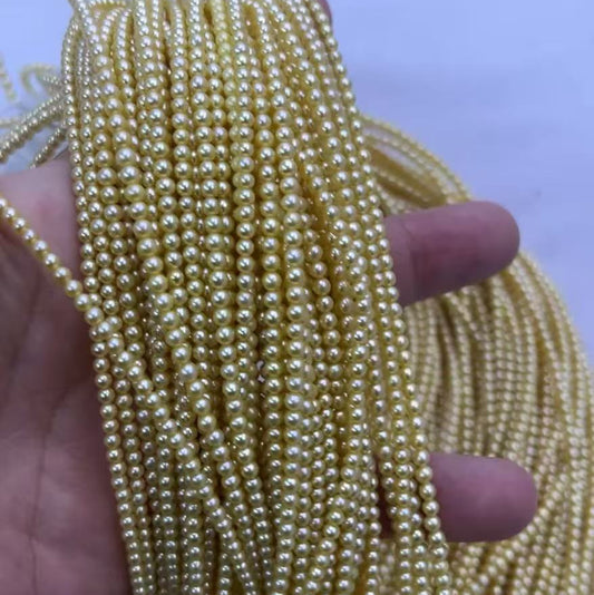 freshwater golden pearls 