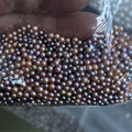 3mm near round purple loose pearl