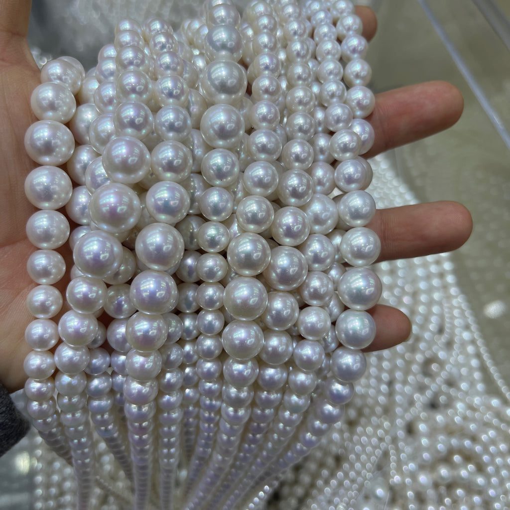 4-12mm gradient size pearl strand