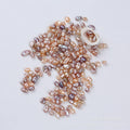 5-6mm keshi pearls pink