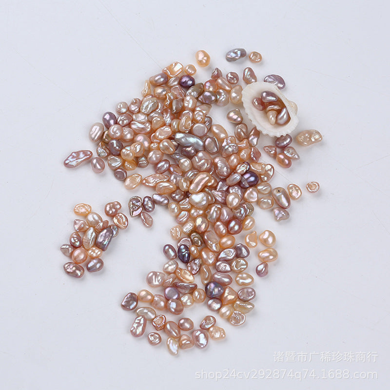 5-6mm keshi pearls pink