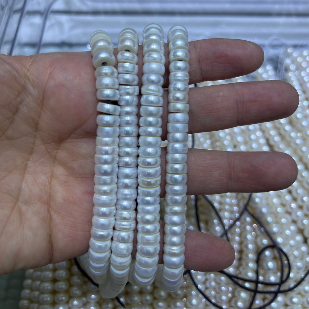 5X9mm cut button pearl