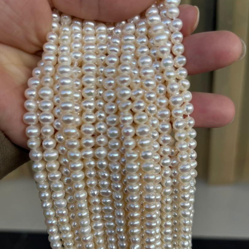6-7mm oval pearl strand