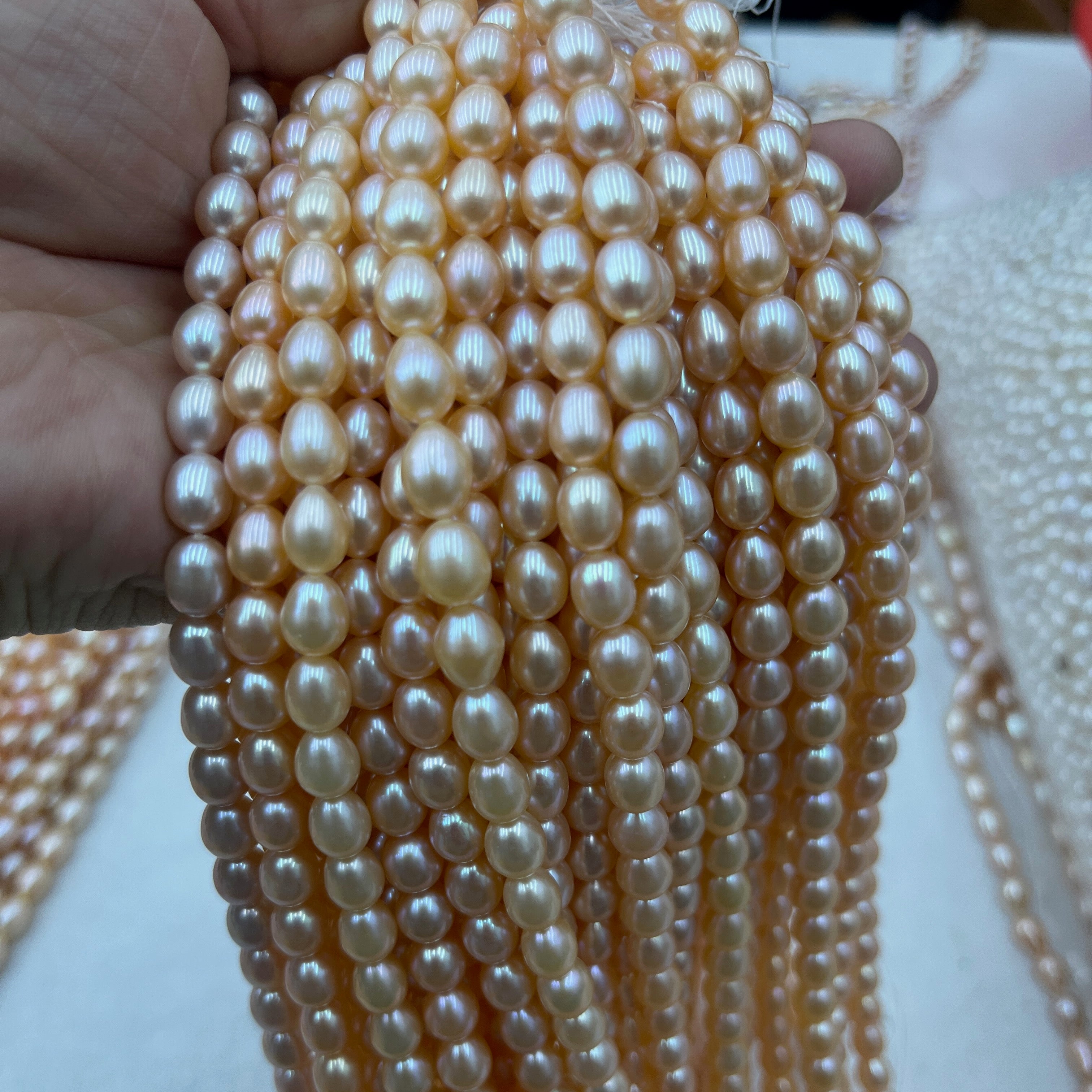 7-8mm_orange_rice_pearl_strand