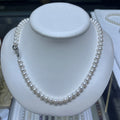 7-8mm Round Pearl Necklace -4A