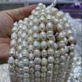 9-10mm rice pearl strand 