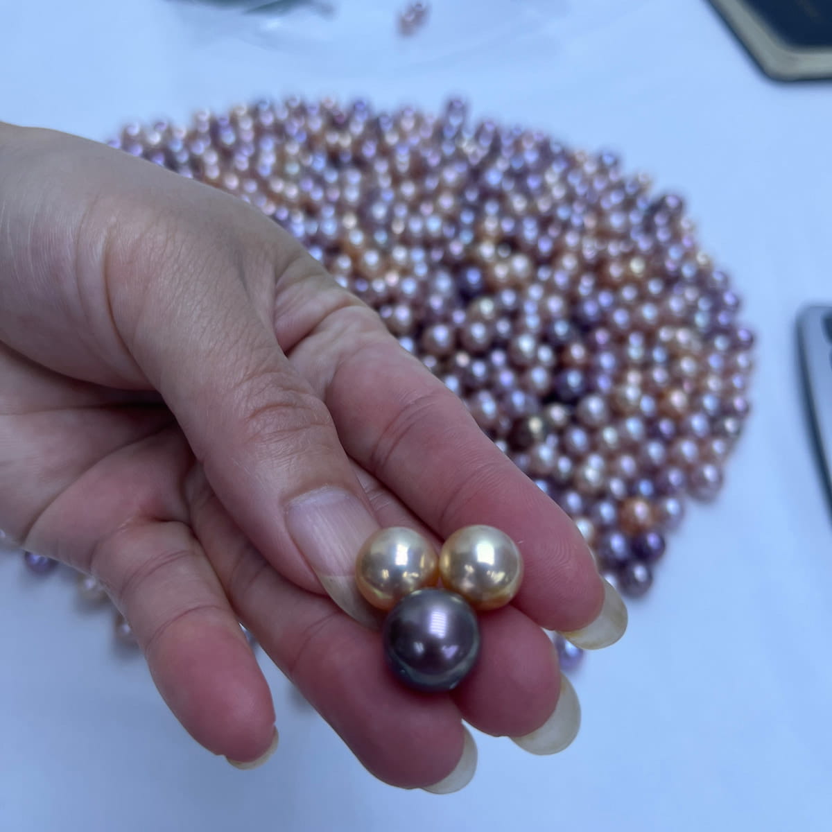 9-12mm rainbow pearls