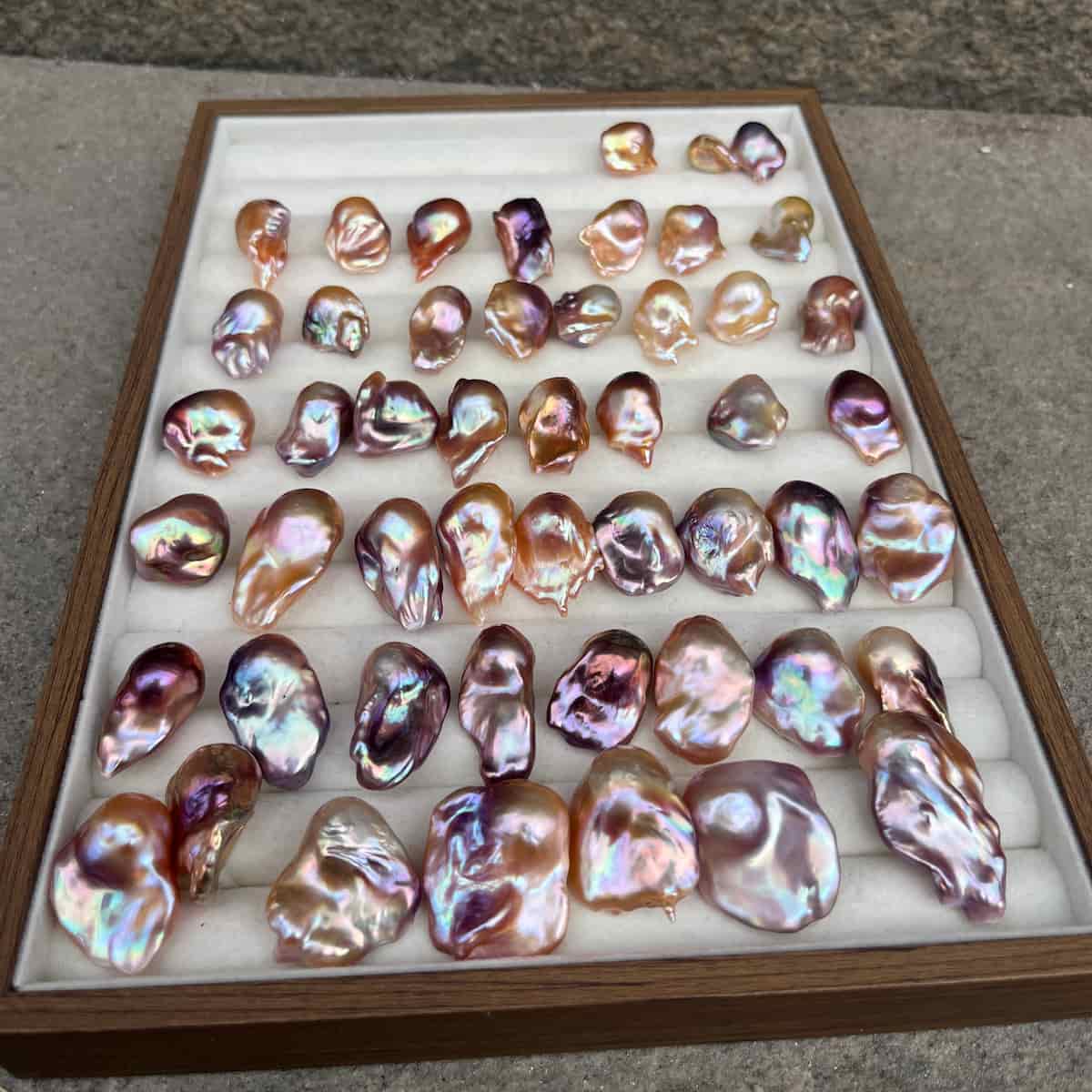 12-16mm big size Petal pearl loose white - 5A