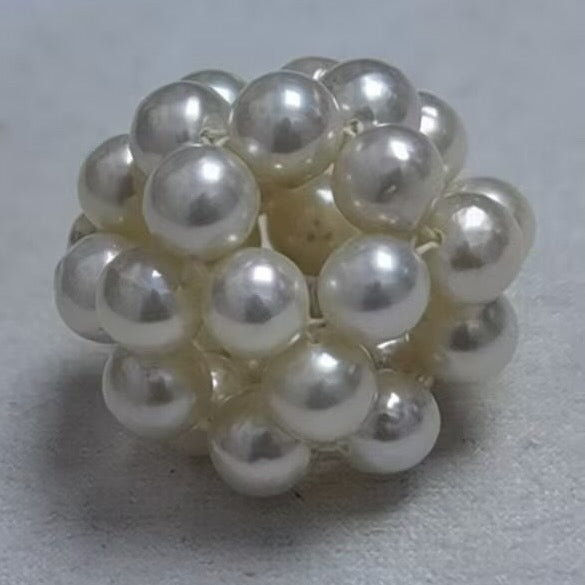 Pearl Ball Beads White Wholesale -4A Price for 100pcs( MOQ 100 pcs)