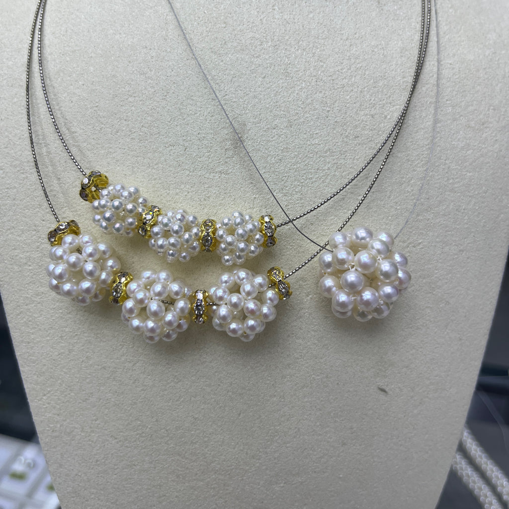 Pearl Ball Beads White Wholesale -4A Price for 100pcs( MOQ 100 pcs)
