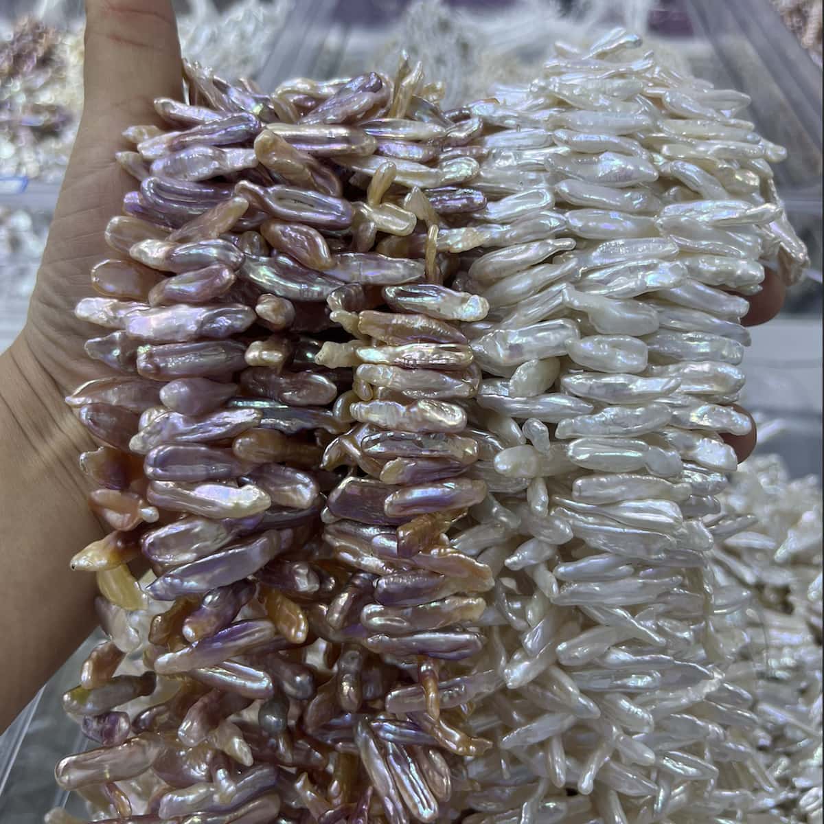 biwa pearl strand drill horizontally