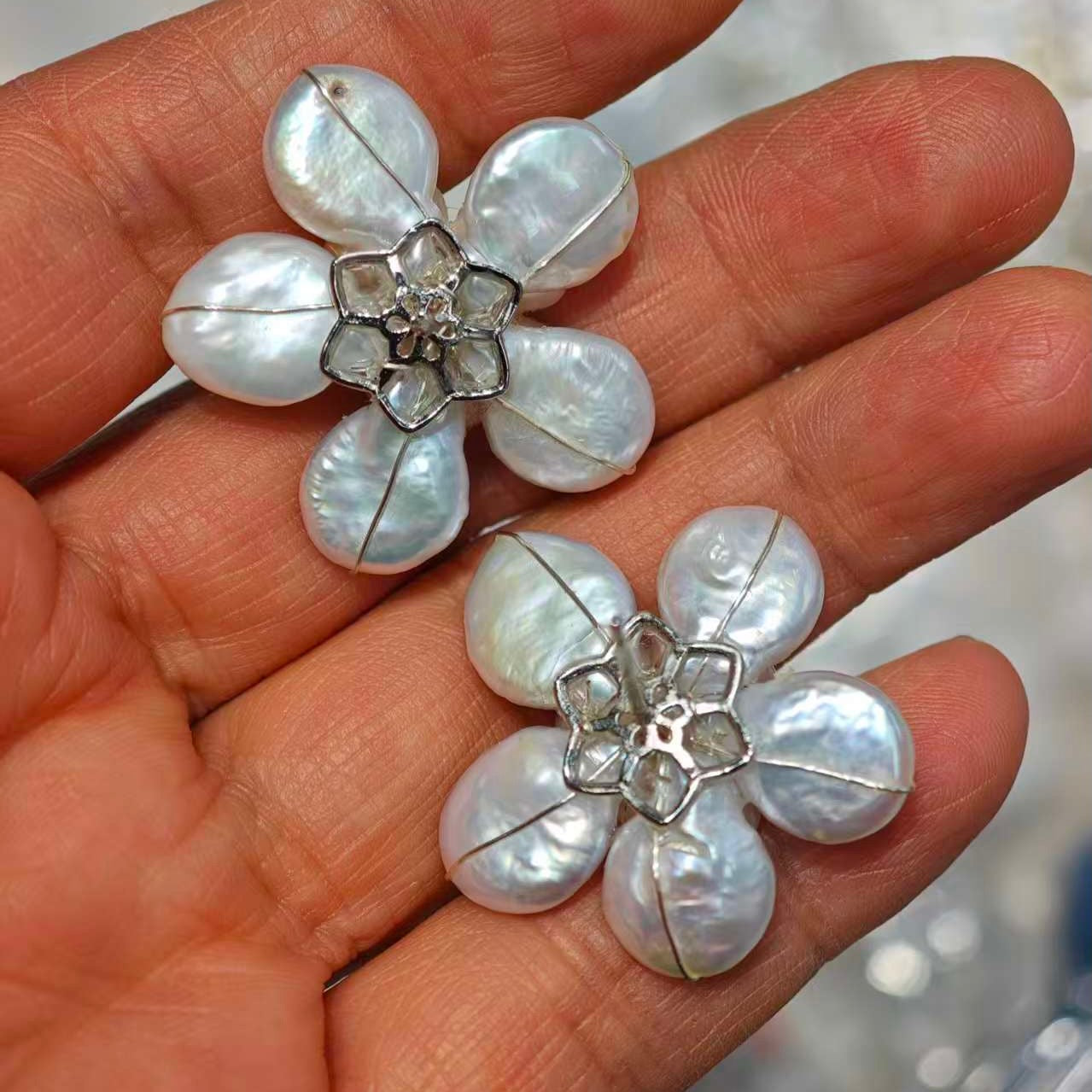 pearl_earring_stud_zhuji_designer
