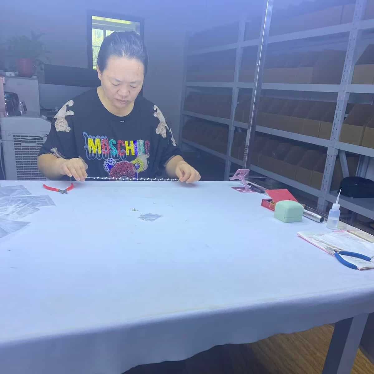 3-4mm baby pearl round white pearl earring +S925, bulk order contact us please