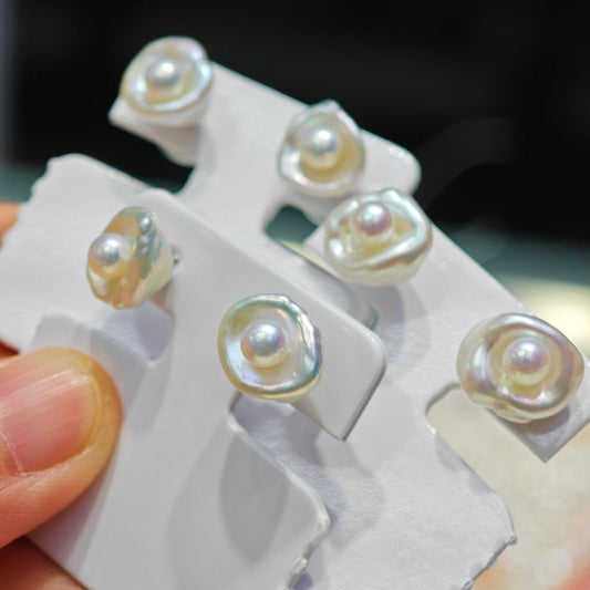 poached eggs pearl stud