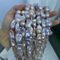 purple baroque pearls