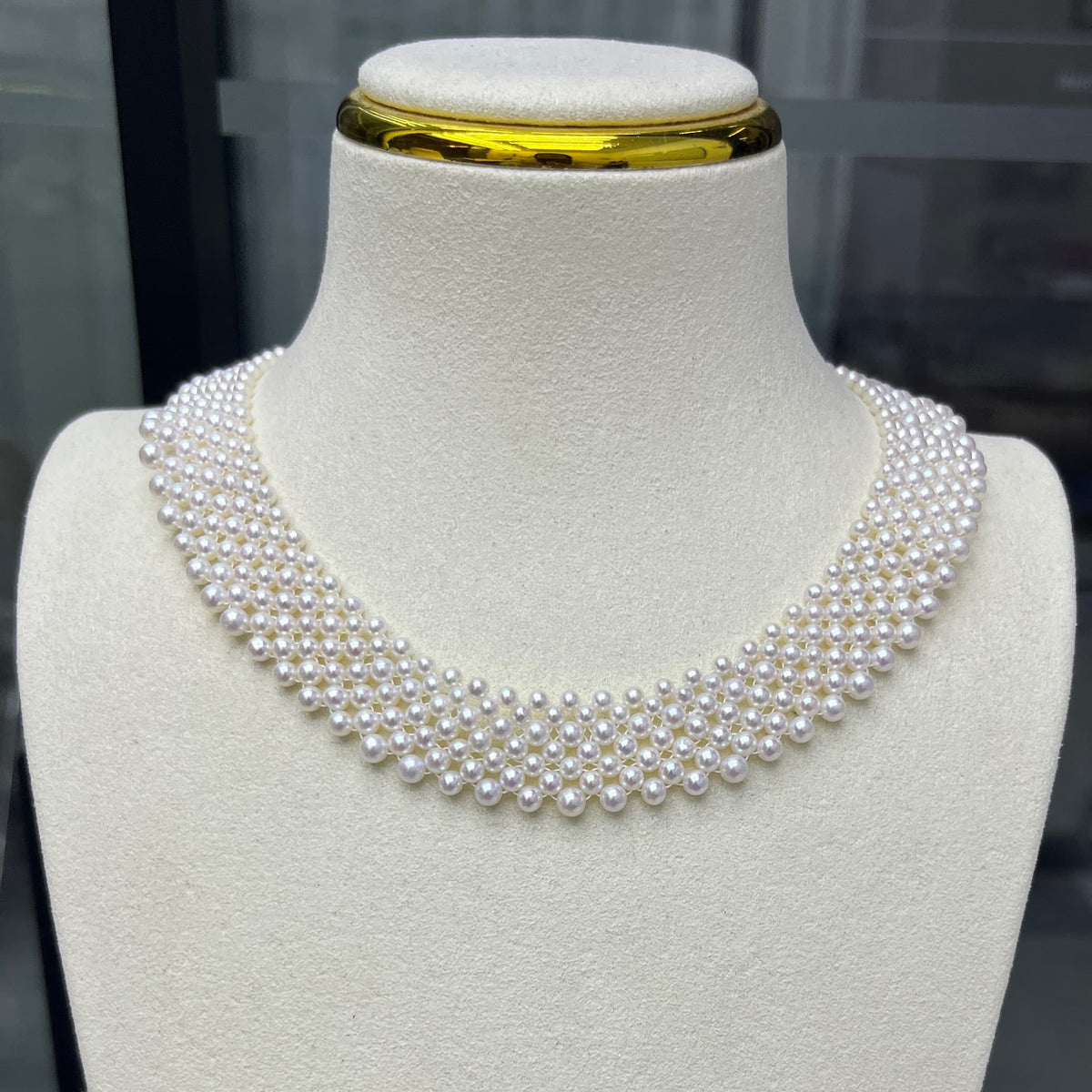 seven row pearl necklace