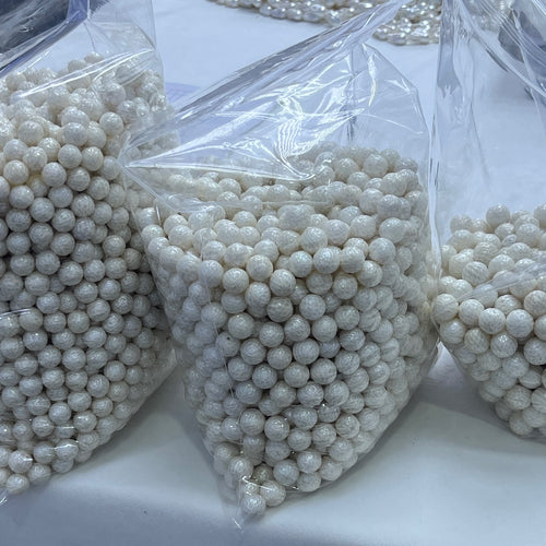 white dragon-scale loose pearl